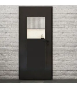 Lichtausschnitt Loft Schwarzlack 22 Auf Klarglas