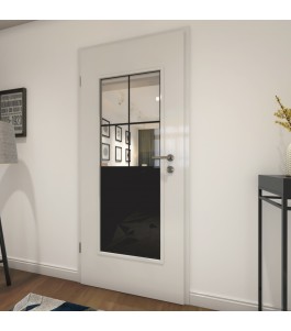 Lichtausschnitt Loft Schwarzlack 24 Auf Klarglas