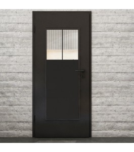 Lichtausschnitt Loft Schwarzlack 25 Auf Klarglas