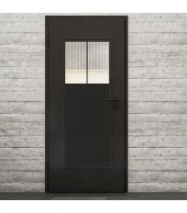 Lichtausschnitt Loft Schwarzlack 25 Auf Klarglas