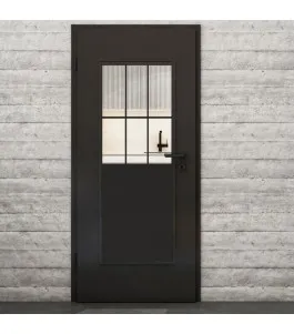 Lichtausschnitt Loft Schwarzlack 28 Auf Klarglas