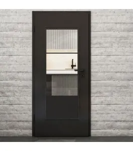 Lichtausschnitt Loft Schwarzlack 32 Auf Klarglas