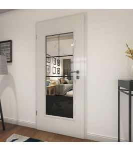 Lichtausschnitt Loft Schwarzlack 35 Auf Klarglas