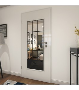 Lichtausschnitt Loft Schwarzlack 37 Auf Klarglas