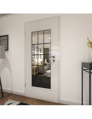 Lichtausschnitt Loft Schwarzlack 37 Auf Klarglas