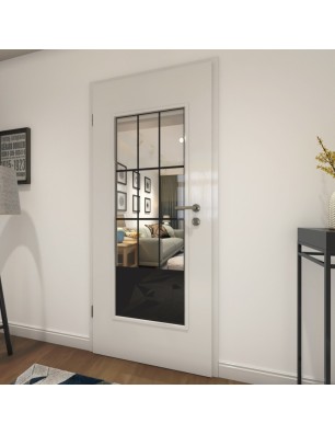 Lichtausschnitt Loft Schwarzlack 38 Auf Klarglas