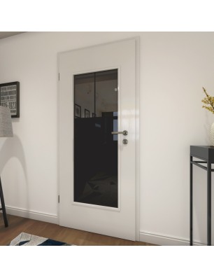 Lichtausschnitt Loft Schwarzlack 25 Auf Grauglas