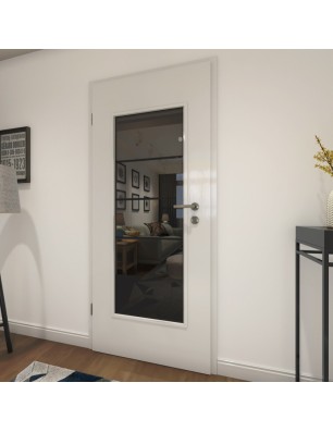 Lichtausschnitt Loft Schwarzlack 31 Auf Grauglas