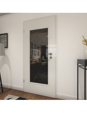 Lichtausschnitt Loft Schwarzlack 33 Auf Grauglas