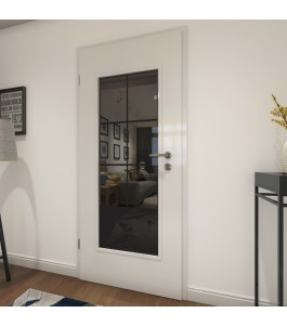Lichtausschnitt Loft Schwarzlack 35 Auf Grauglas