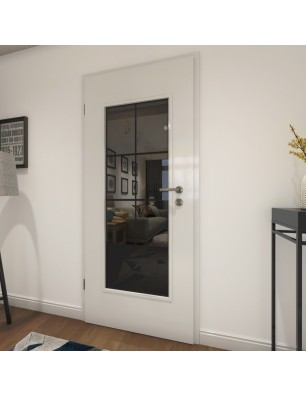 Lichtausschnitt Loft Schwarzlack 35 Auf Grauglas