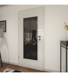 Lichtausschnitt Loft Schwarzlack 36 Auf Grauglas