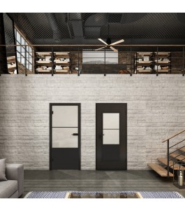 Lichtausschnitt Loft Schwarzlack 33 Blickdicht