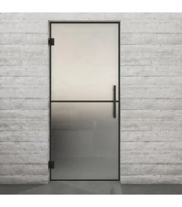 Pendeltür Loft Schwarzlack 04 Blickdicht - modernes Zuhause