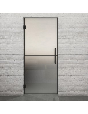 Pendeltür Loft Schwarzlack 04 Blickdicht - modernes Zuhause