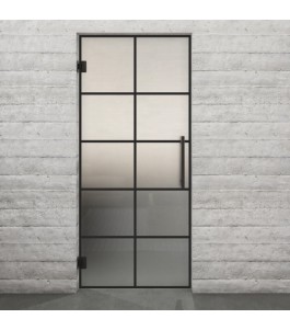 Pendeltür Loft Schwarzlack 05 Blickdicht - modernes Zuhause