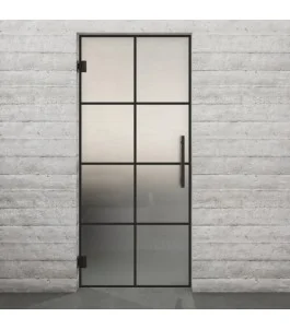 Pendeltür Loft Schwarzlack 06 Blickdicht - modernes Zuhause