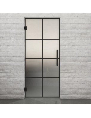 Pendeltür Loft Schwarzlack 06 Blickdicht - modernes Zuhause