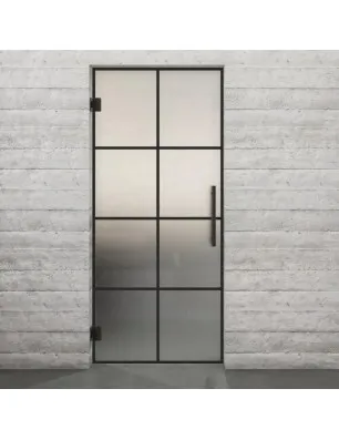 Pendeltür Loft Schwarzlack 06 Blickdicht - modernes Zuhause