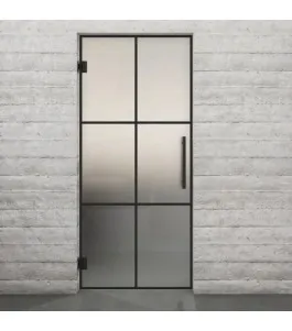 Pendeltür Loft Schwarzlack 07 Blickdicht - modernes Zuhause