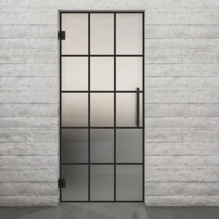 Pendeltür Loft Schwarzlack 09 Blickdicht - modernes Zuhause
