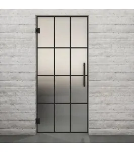 Pendeltür Loft Schwarzlack 10 Blickdicht - modernes Zuhause