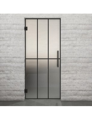 Pendeltür Loft Schwarzlack 12 Blickdicht - modernes Zuhause