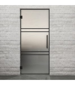 Pendeltür Loft Schwarzlack 17 Blickdicht - modernes Zuhause