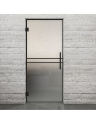 Pendeltür Loft Schwarzlack 18 Blickdicht - modernes Zuhause