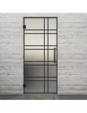 Pendeltür Loft Schwarzlack 19 Blickdicht - modernes Zuhause