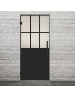 Pendeltür Loft Schwarzlack 28 Blickdicht - modernes Zuhause
