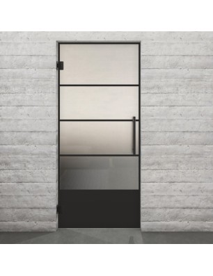 Pendeltür Loft Schwarzlack 31 Blickdicht - modernes Zuhause