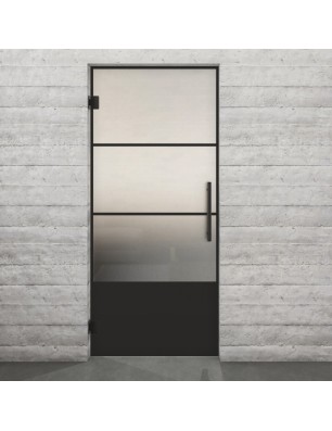 Pendeltür Loft Schwarzlack 32 Blickdicht - modernes Zuhause