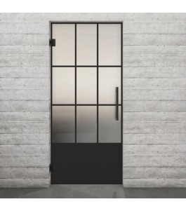 Pendeltür Loft Schwarzlack 38 Blickdicht - modernes Zuhause