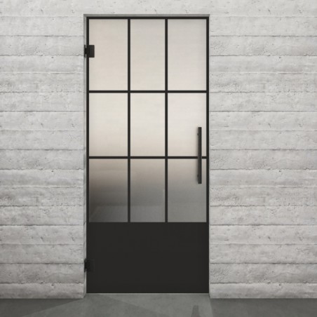 Pendeltür Loft Schwarzlack 38 Blickdicht - modernes Zuhause