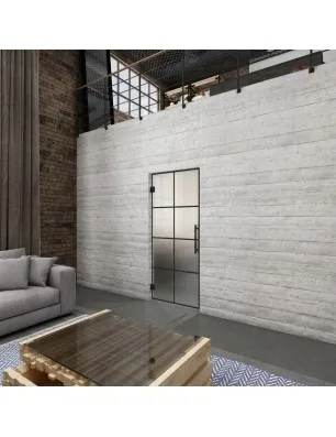 Pendeltür Loft Schwarzlack 06 Blickdicht - modernes Zuhause