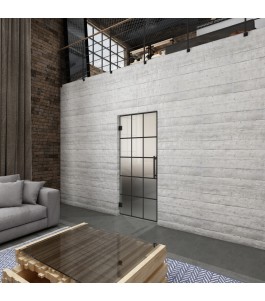 Pendeltür Loft Schwarzlack 09 Blickdicht - modernes Zuhause