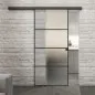 Glasschiebetür BLACK-LINE Loft Schwarzlack 02 Blickdicht Glasschiebetür BLACK-LINE Loft Schwarzlack 02 Blickdicht