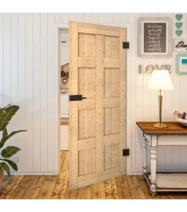 Ganzglastür - Country Astkiefer Model 60 - modernes Zuhause