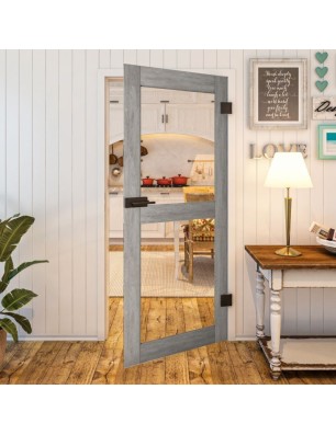 Ganzglastür - Country Graueiche Model 21 - modernes Zuhause