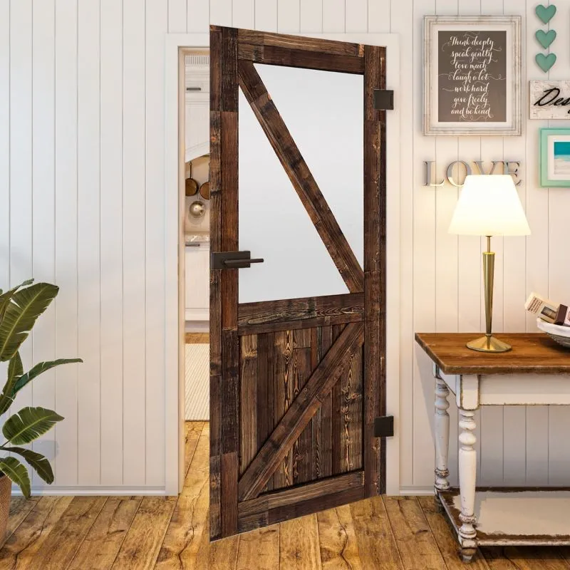 Ganzglastür - Country Altholz Astig Modell 43