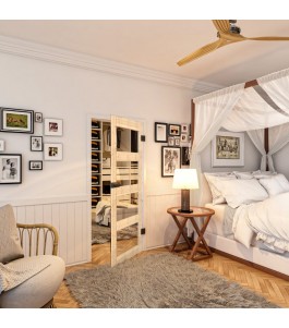 Ganzglastür - Country Astkiefer Model 31 - modernes Zuhause