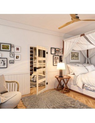 Ganzglastür - Country Astkiefer Model 31 - modernes Zuhause