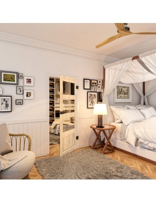 Ganzglastür - Country Astkiefer Model 32 - modernes Zuhause