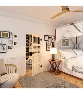 Ganzglastür - Country Astkiefer Model 33 - modernes Zuhause