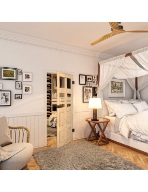 Ganzglastür - Country Astkiefer Model 62 - modernes Zuhause