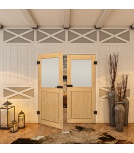 Ganzglastür - Country Sonoma Eiche Model 24-modernes Zuhause