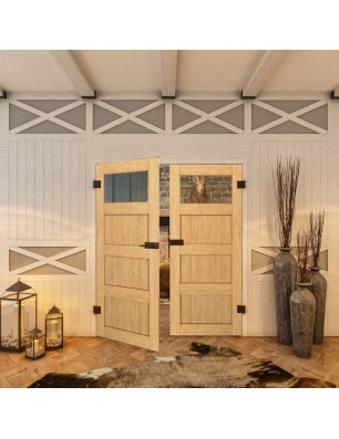 Ganzglastür - Country Sonoma Eiche Model 34-modernes Zuhause