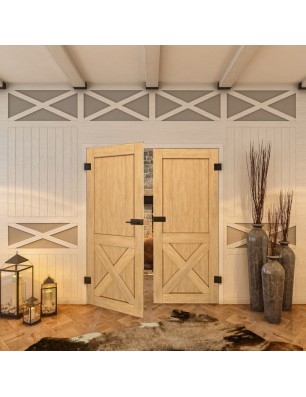 Ganzglastür - Country Sonoma Eiche Model 50-modernes Zuhause