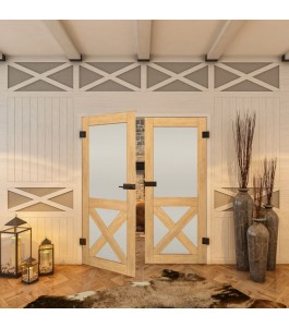 Ganzglastür - Country Sonoma Eiche Model 53-modernes Zuhause